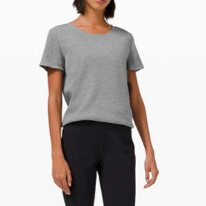 Lululemon Love Crew III *Waffle Heathered Core Medium Grey Size M